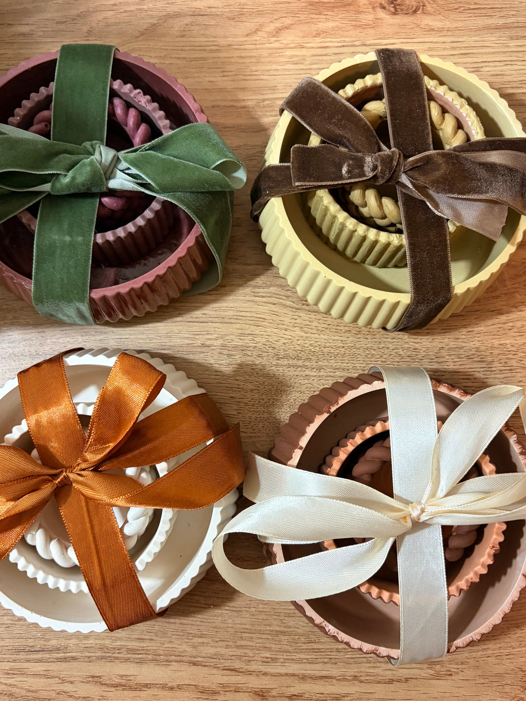 Cherry trio gift set bowls