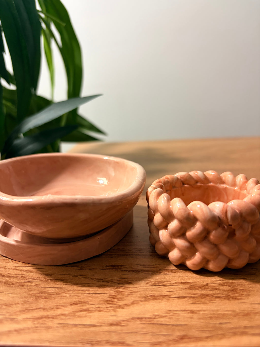 Cherry mini bowl and mini plate