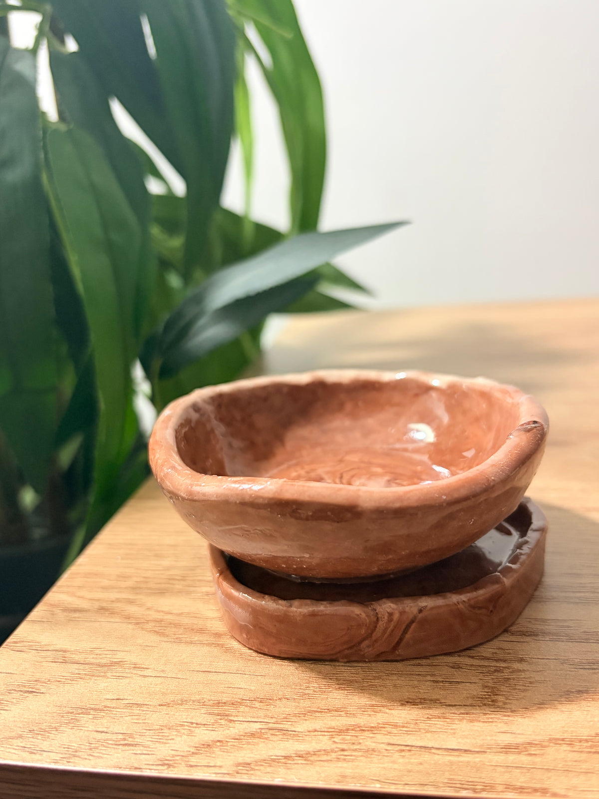 Cherry mini bowl and mini plate