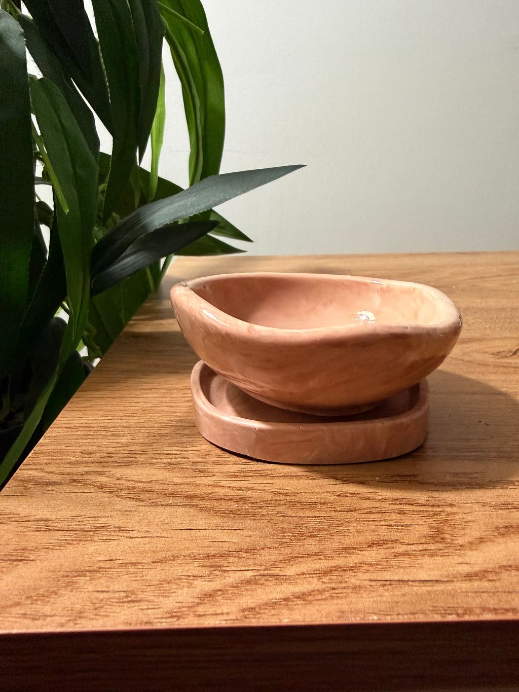 Cherry mini bowl and mini plate
