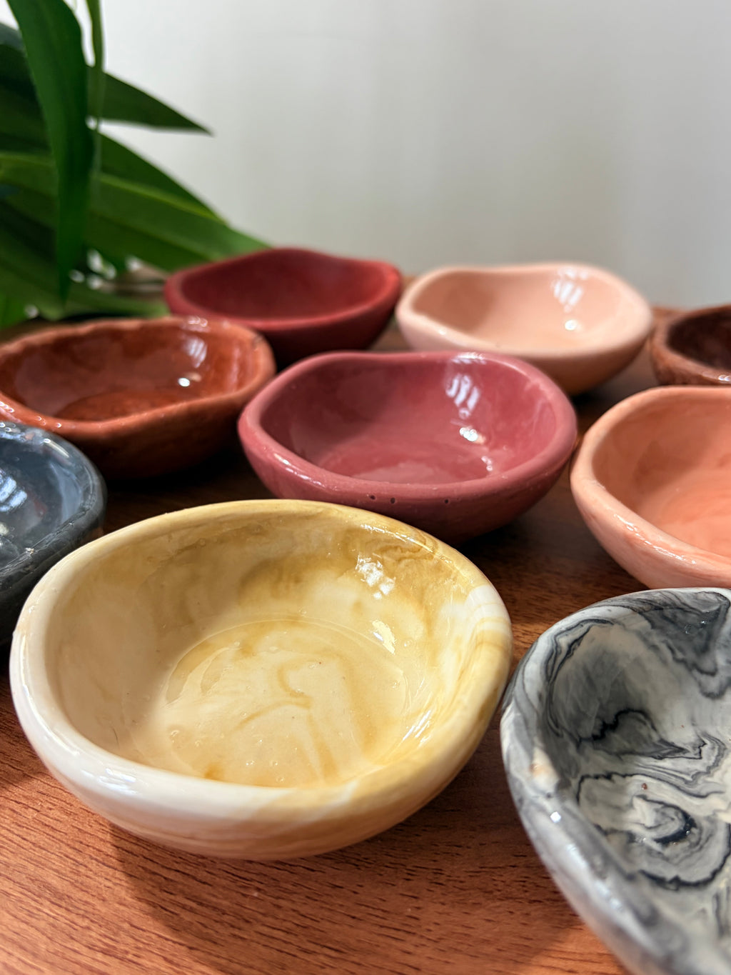 Cherry mini bowl and mini plate